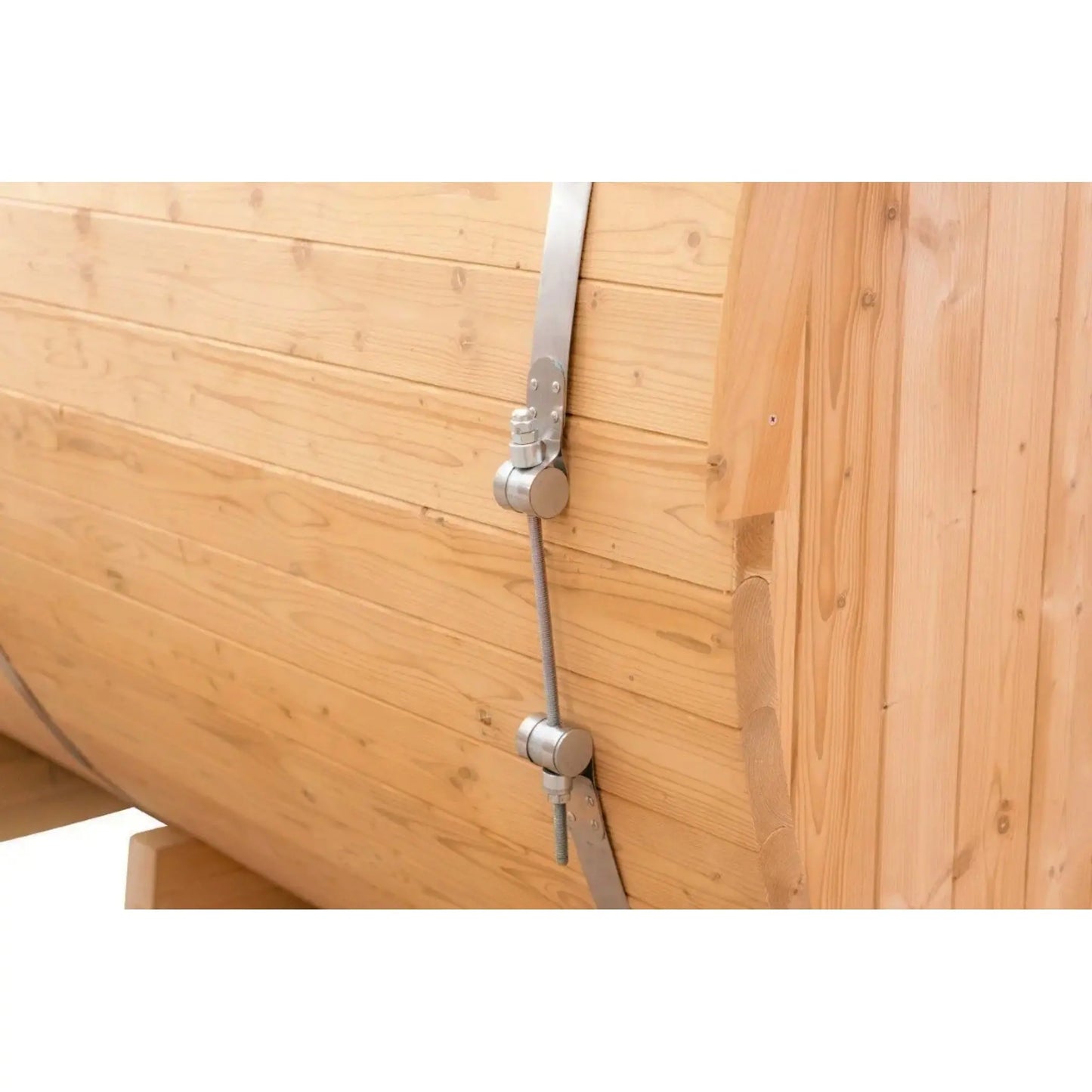 7×8 Ft Cedar Outdoor Barrel Sauna – 4 Person