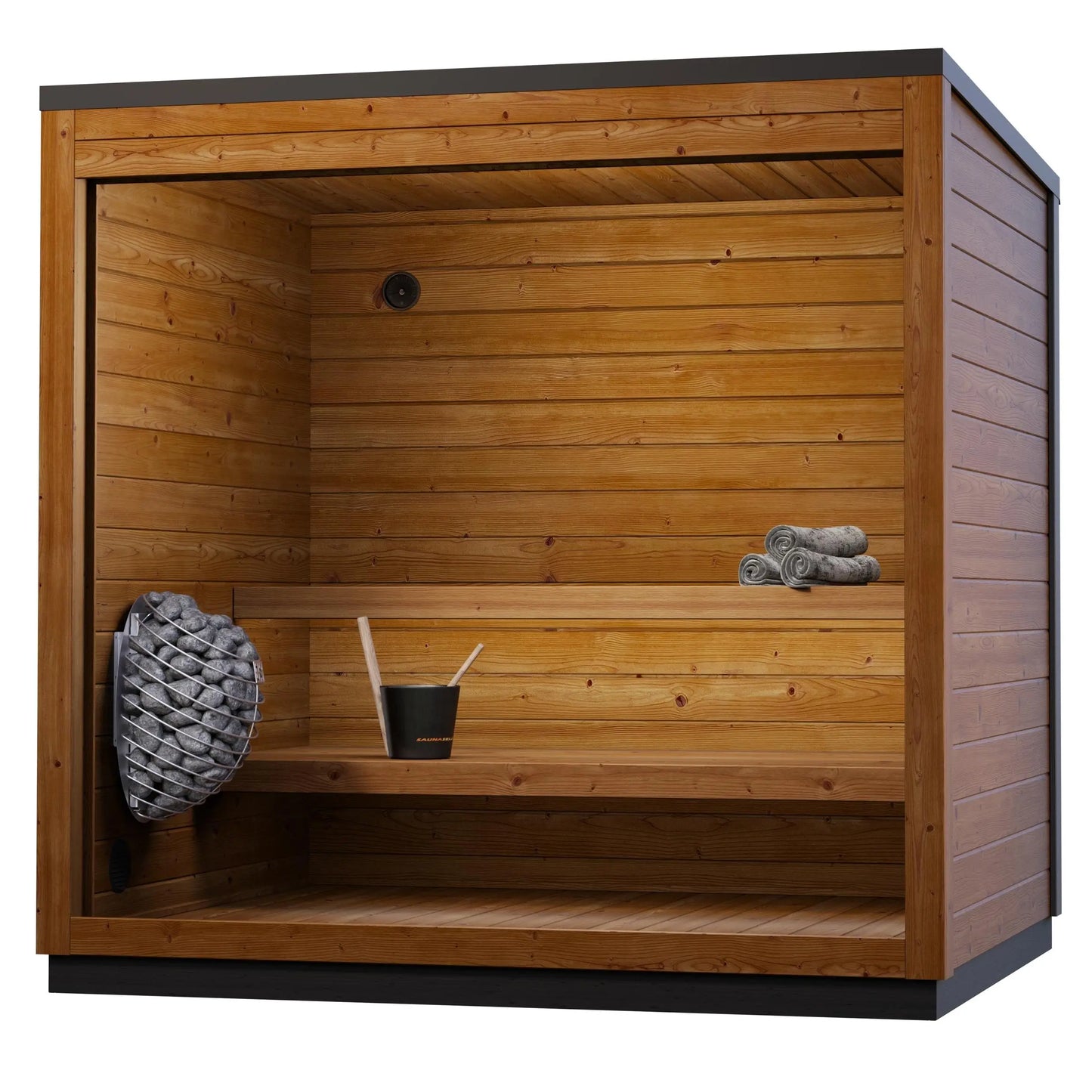 8×10 Ft Outdoor Cube Sauna – 4–6 Person