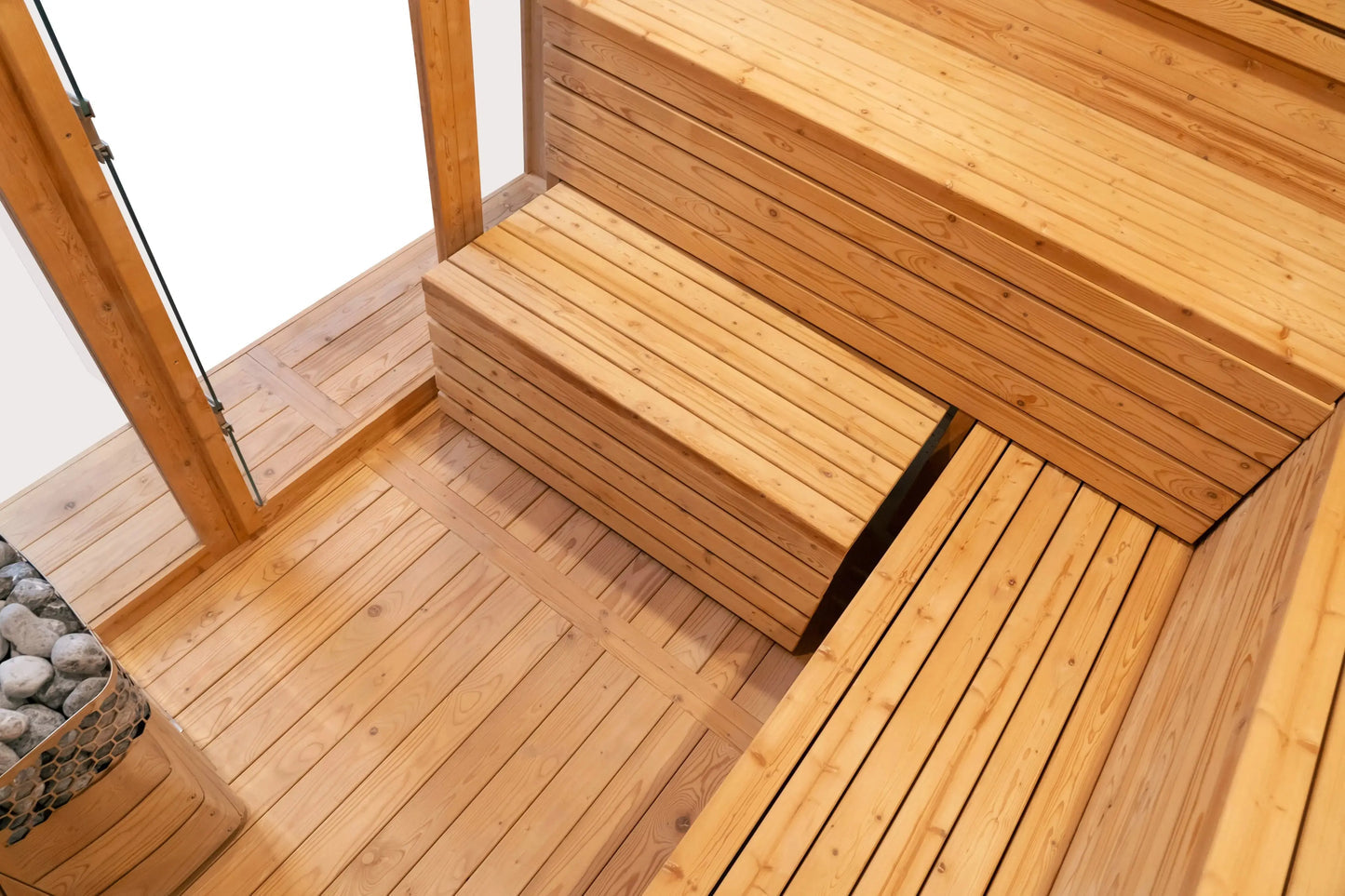 7×7 Ft Outdoor Cube Sauna (Cedar Interior) – 2–3 Person