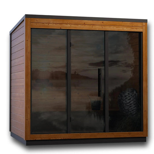 8×10 Ft Outdoor Cube Sauna – 4–6 Person
