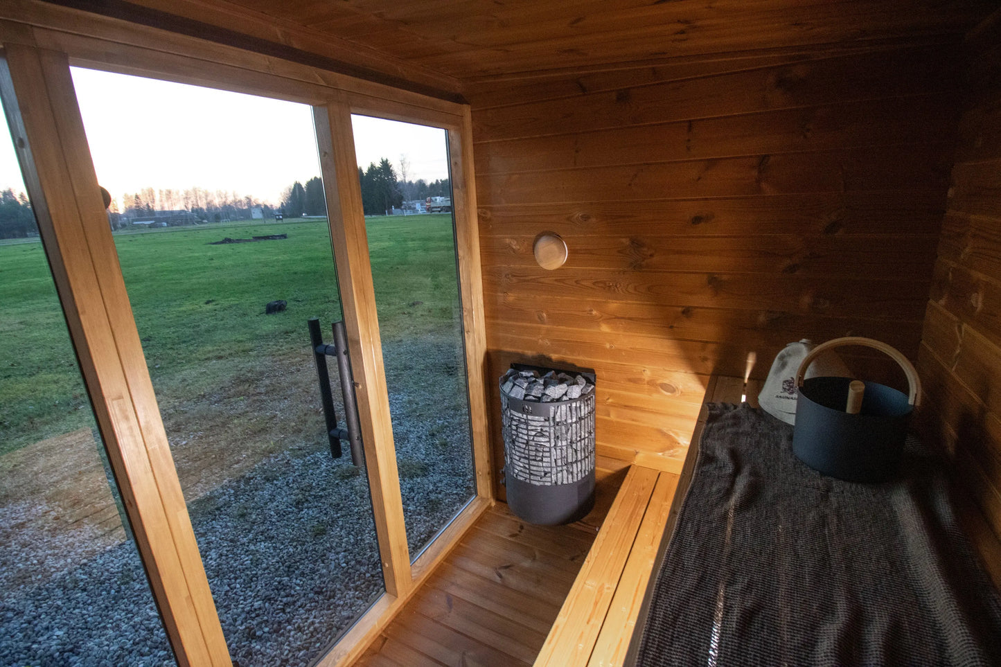 8×10 Ft Outdoor Cube Sauna – 4–6 Person